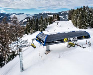 Neubau sixpack Sesselbahn Filzmoos